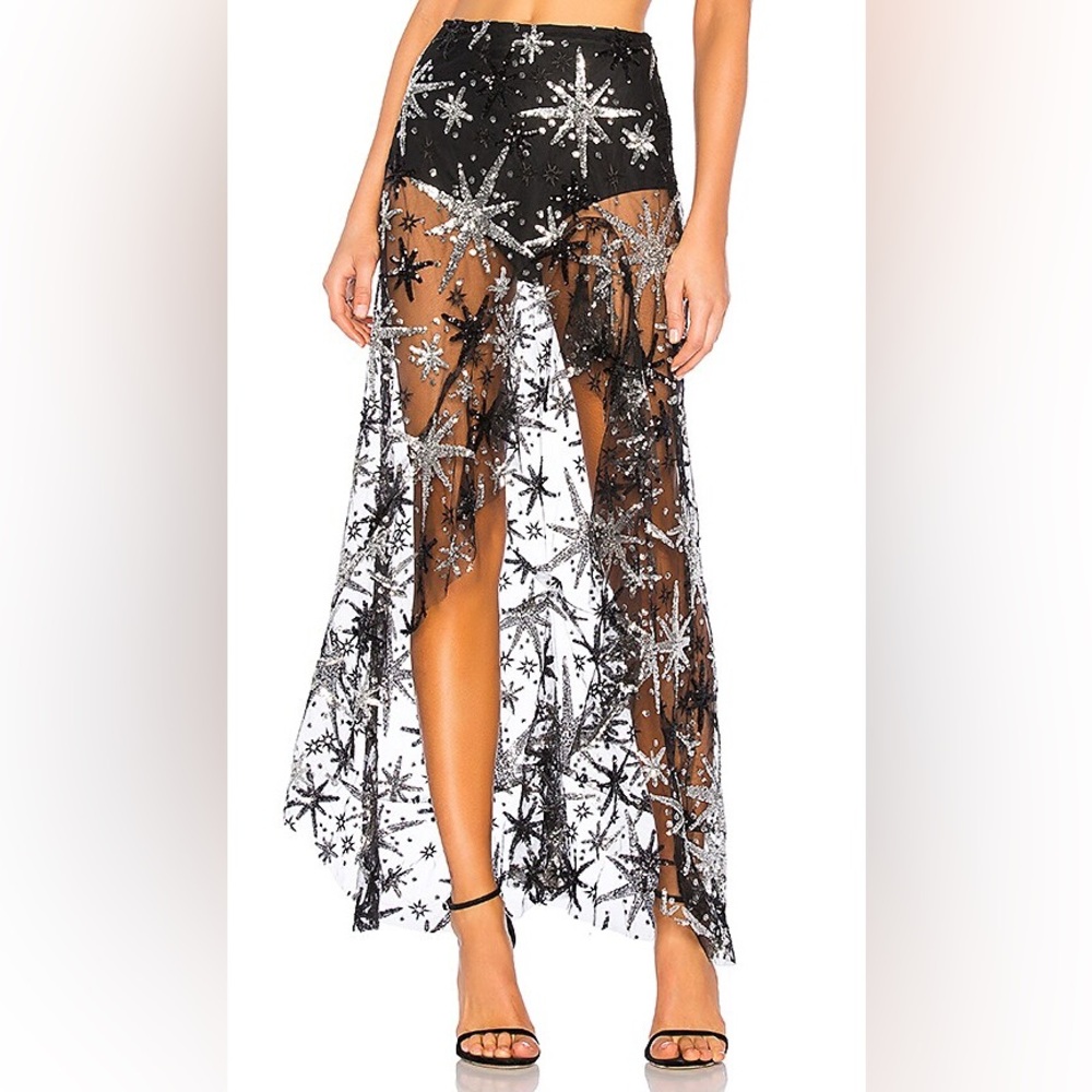 FOR LOVE & LEMONS STARDUST SKIRT